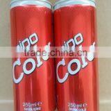 CARBONATED DRINK TIN CANNED 250ML