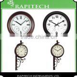 Plastic Double Sided Decorative Garden Wall Clock thumbnail-5