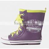Availabe in Different Colors Cute Rubber Boots for Boys and Girls With Laces thumbnail-2