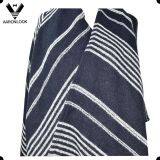 Unisex Woven Acrylic Fashion Big Striped Shawl With Fringes thumbnail-2