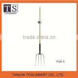 Garden Steel Fork With Long Handle thumbnail-1