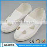 HOT!!! White Leather ESD Shoes, 4-Hole Antistatic Shoes thumbnail-2