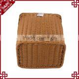 Customized Hand Weaving Big Size Toy Laundry Storage Plastic Basket With Handle thumbnail-5