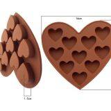 Chocolate Candy Jelly Heart Mold Silicone Tray thumbnail-2