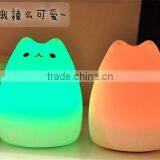 Colorful Animal Silicone Nightlight USB Charging Nightlight Color Changing Cartoon Colorful Lamp Cat Desk Lamp thumbnail-4
