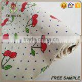 Awards Banquet Birthday Party Table Cover Printed Polyester Ramie Fabric thumbnail-5