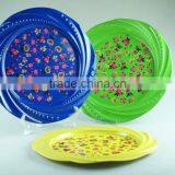 New Stainless Steel Decal and Spray Paint Plate Cast Iron Food Storage Dish Enamel Round Dish thumbnail-2