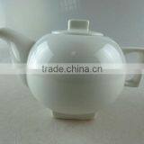 White Round Porcelain Coffee and Tea Set thumbnail-1