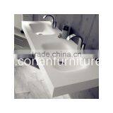 One Shape Bathroom Double Sink Basin thumbnail-1