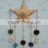 Metal Star Wall Hanging Decoration, India Wall Hanging Decoration, Metal Wall Art Decor, thumbnail-1