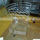 2 TIER STAINLESS STEEL CORNER RACK thumbnail-4
