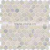 High Quality Greecian White Hexagon Marble Mosaic Tiles For Bathroom/Flooring/Wall Etc & Best Marble Price thumbnail-2