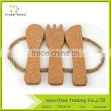Fashional Stain Resistant Cork Kitchen Tableware Pads Table Mat+