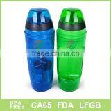 Double Wall 550ml Tritan Plastic Water Bottle for Promotion thumbnail-1