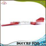 NBRSC FDA Heat Resistance Silicone Slotted Shovel Spatula Turner Spade New Leaf Shaped With Stainless Steel Core thumbnail-2