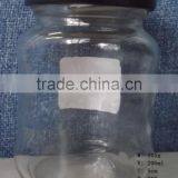 200ml Lead Free Clear Glass Jar With Lid thumbnail-1