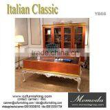 YB66 Vintage Shabby Chic Furniture Wholesale Home Furniture Wooden Library Bookshelf thumbnail-3