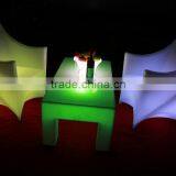 IR Remote Control PE Material Led Luminous Garden Furniture Chair thumbnail-2