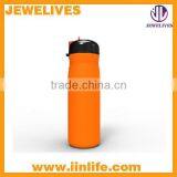 Silicone Sports Bottle With Straw Design thumbnail-1