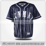 Black Color Sublimation Shirt Baseball Jersey Custom thumbnail-4