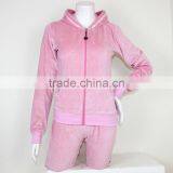 Custom Designer Ladies Velour Tracksuits thumbnail-1