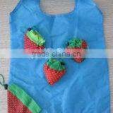Mini Fcolor Oldable Promotional Gift Starwberry Nylon Shopping Bag thumbnail-1