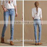 Ladies Jeans Top Design Elegant Slim Fit Skinny Pencil Jeans Denim Jeans Women thumbnail-6
