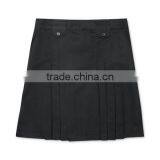 Girls' Plus Uniform Pleat-Front Skirt thumbnail-1