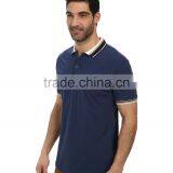 2015 Latest Custom Short Sleeve Mens Fancy Pique Camisetas Polo, Ribbing Camisetas Polo thumbnail-2