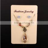 Custom Logo Paper Jewelry Package Cards Jewelry Packing Display Card for Earring and Necklace Cheap Jewelry Package thumbnail-3