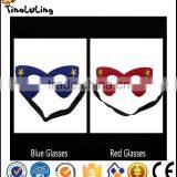 Very Cool Colorful Glasses Felt Kids Mask With Black Elastic Head Band thumbnail-2