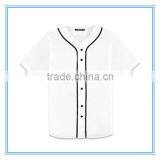Custom Blank Button up Baseball Shirts for Men thumbnail-2