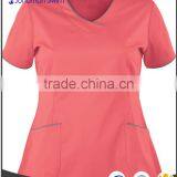 2016 Fashion V-neck Design Design Hospital Scrubs Uniforms thumbnail-3