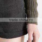 Wholesale Ladies Cheap Plain Washed Rolled Booty Hem Denim Jeans Shorts for Women 2016 thumbnail-2