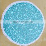 Hot Sale Cheap Reactive Print Microfiber Beach Towel With Tassel thumbnail-4