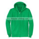 Wholesale Zip Up 65% Polyester 35% Cotton Plain Fleece Men's Hoodie Manufacturers thumbnail-6