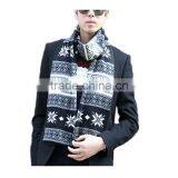 1 pc Hot Sale Good Quality Printed Flowers Acrylic Lmitation Cashmere Men and Women Winter Scaf thumbnail-2