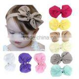 Kids Girls Baby Headband Toddler Bow Flower Hair Band Accessories Headwear thumbnail-2