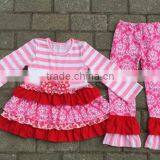 Lovely Kids Boutique Toddler Girls Boutique Clothing Sets Girls Valentines Day Outfits Wholesale thumbnail-4