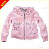 Custom Wholesale High Quality Boutique Lovely Baby Girls Winter Velvet Hoody Sweatshirt With Hood for Baby Girls thumbnail-2