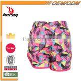 Custom Printing 100% Polyester Kids Sports Beach Shorts for Girls thumbnail-3