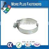 Made in Taiwan High Quality Stainless Steel German Type Hose Clamp Types of Hose Clamps Accessories Hose Clamp thumbnail-1