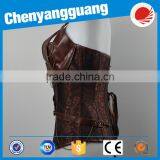 CYG-New Design Hot Selling M Steampunk Corset Bronze Dress thumbnail-2