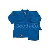 Customized 100% cotton Blue Judo Uniform Martial Arts Clothing For Men