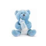 Blue plush bear/plush toy/stuffed toy