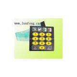 Tactile Membrane Switch Embossed With LEDs and Metal Domes thumbnail-1