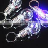Good Quatliy PS Led Bulb Keychain Light up Led Bulb Keyring