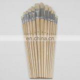 14-Piece Long Handle Bristle Hair Artist Paint Brush Set in Nylon Bag thumbnail-2