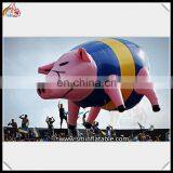 Popular Parade Events Inflatable Flying Pink Pig Balloon For Custom Helium Pig Balloon thumbnail-1
