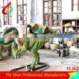 Kids Playing Riding Dinosaur for Amusement Park thumbnail-6